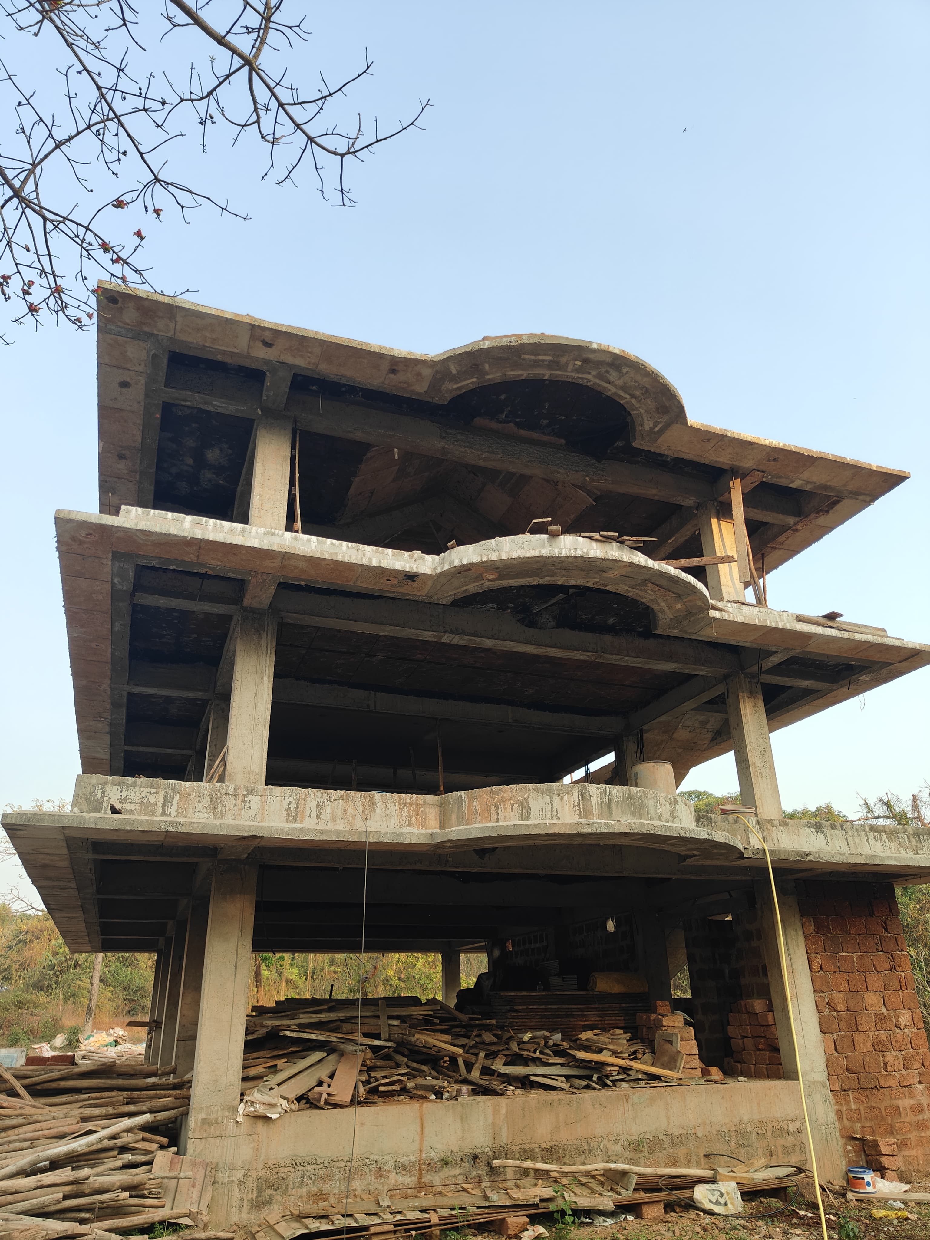 Construction Progress - Side View